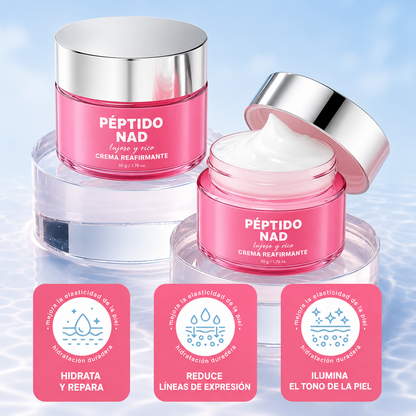 Idalia Skin | Crema Reafirmante Facial NAD+ Péptidos