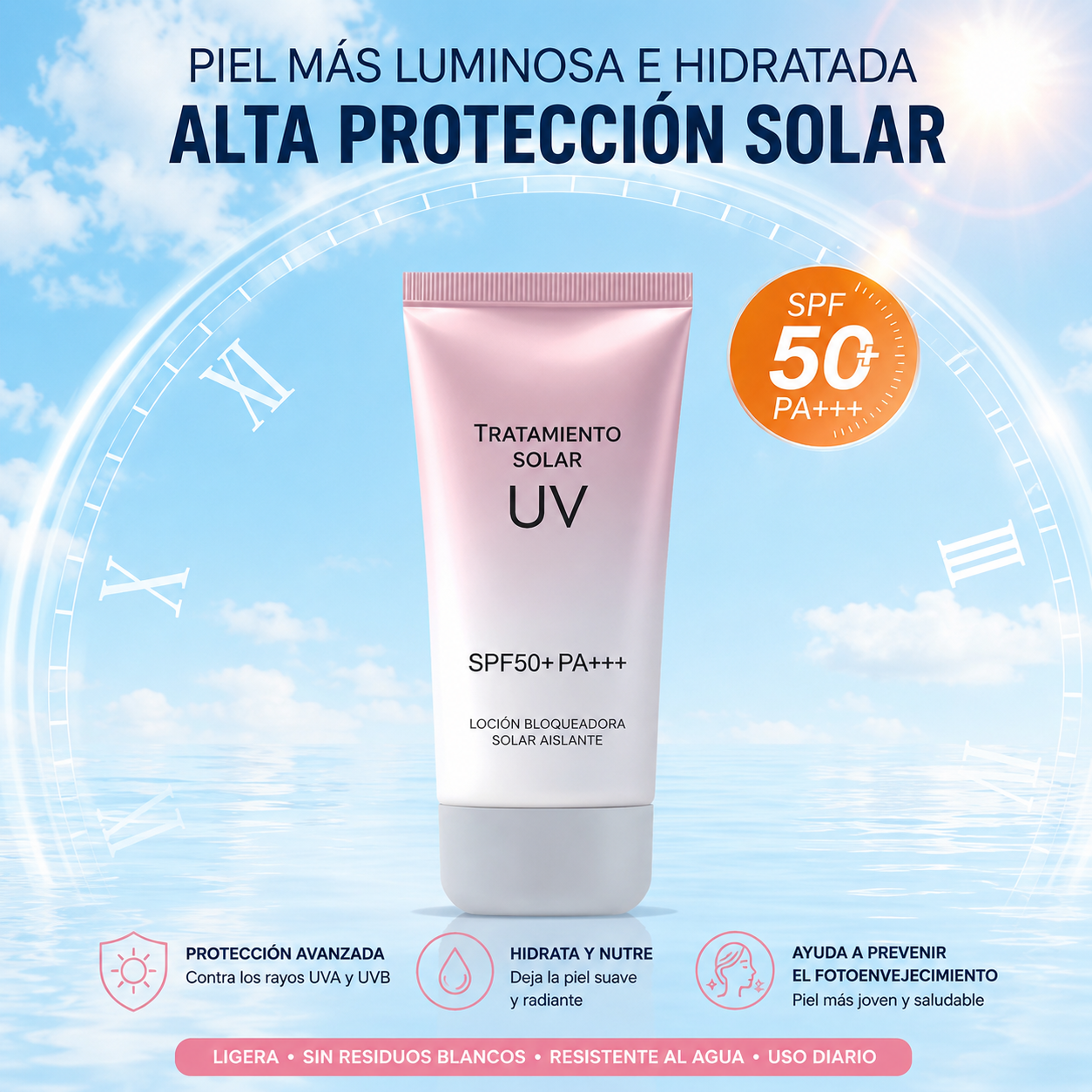 Idalia Skin | Protector Solar Facial SPF50+
