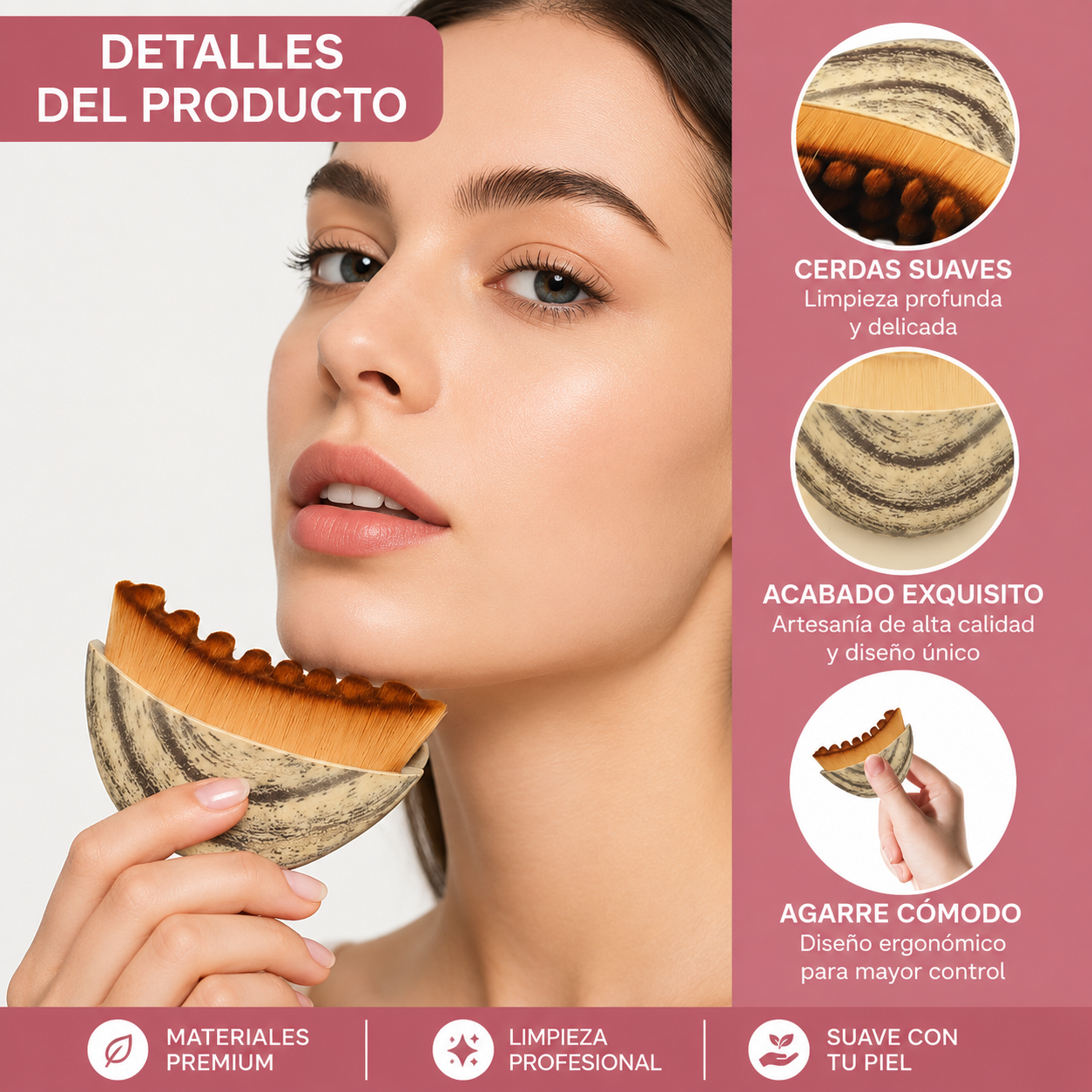Idalia Skin | Cepillo de Drenaje Facial