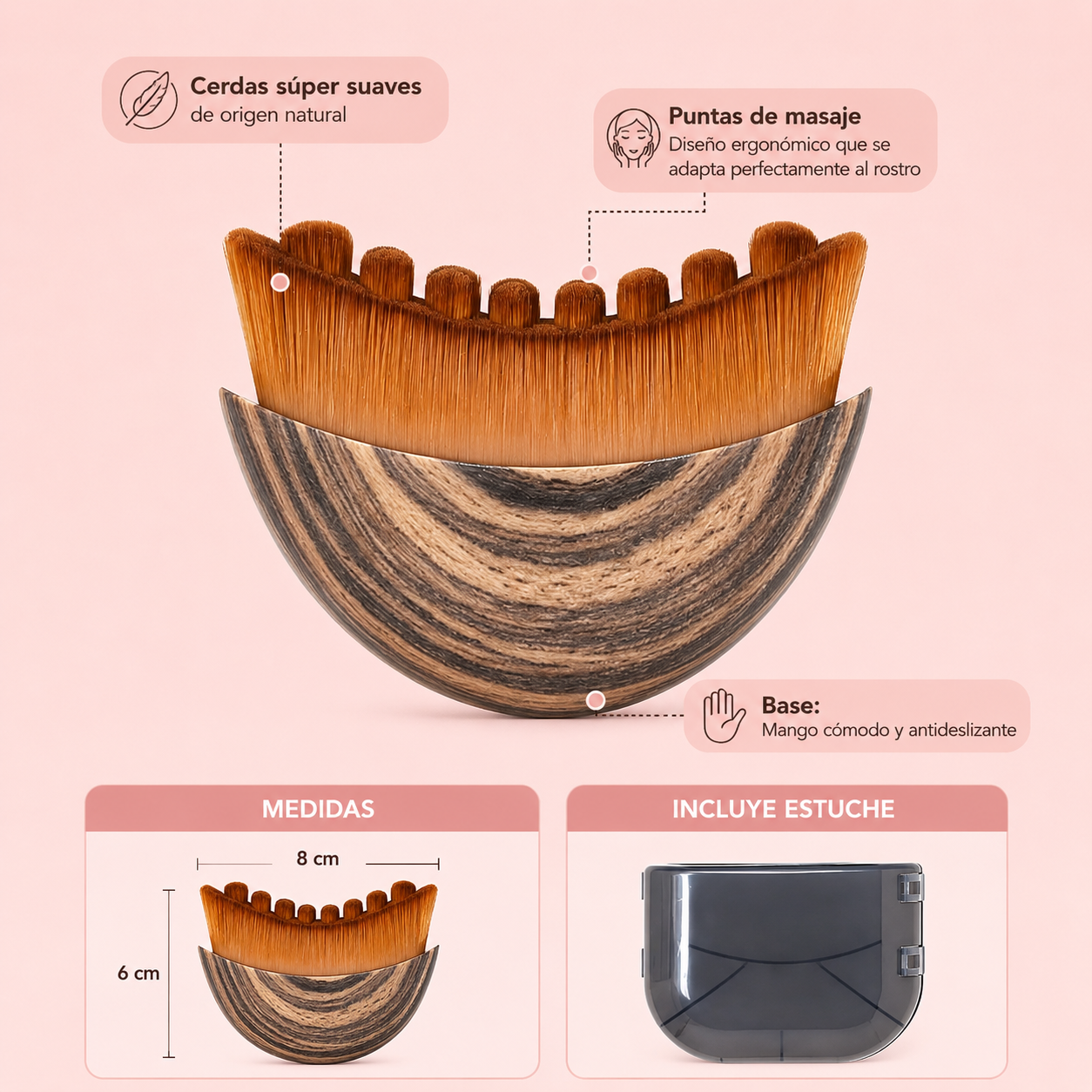 Idalia Skin | Cepillo de Drenaje Facial